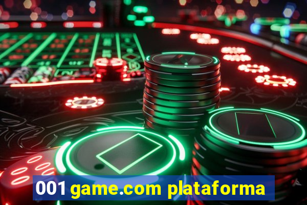 001 game.com plataforma